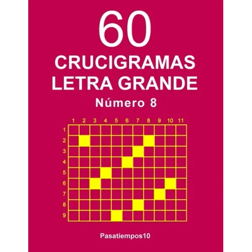 60 Crucigramas Letra Grande Número 8