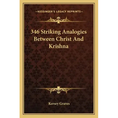 346 Striking Analogies Between Christ and Krishna