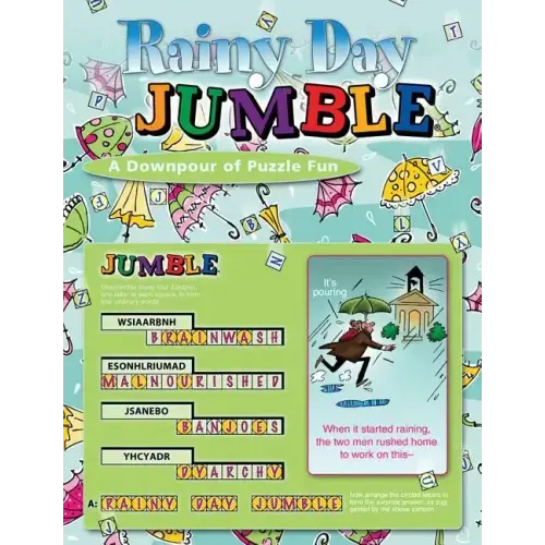 Rainy Day Jumble(r): A Downpour of Puzzle Fun