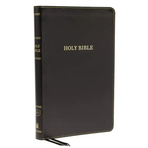 KJV, Thinline Bible, Standard Print, Imitation Leather, Black, Red Letter Edition