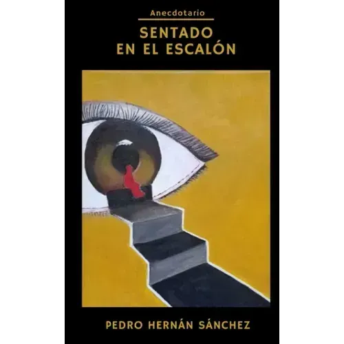 Sentado en el escalón