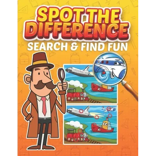 Spot the Difference Search and Find Fun: 30 Totally Engaging Picture Puzzles For Kids & Adults, Cartoon Puzzles of Artworks with Solution