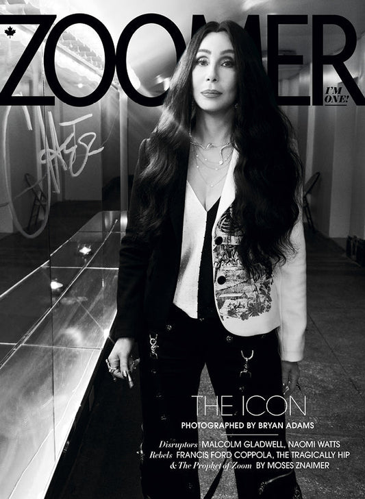 Zoomer Magazine - October/November 2024: Life Lessons From Iconic Pop Star Cher, Catching Up With Francis Ford Coppola, Malcolm Gladwell & Naomi Watts, How Food Can Treat Your Mood & More!