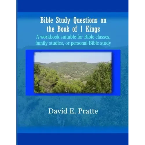 Bible Study Questions on the Book of 1 Kings: A workbook suitable for Bible classes, family studies, or personal Bible study