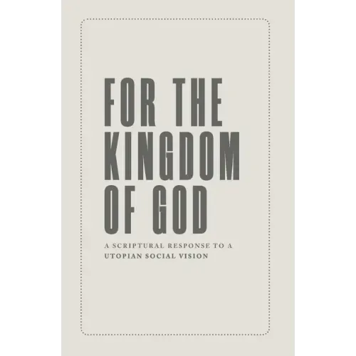 For the Kingdom of God