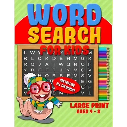 Word Search for Kids: 50 Easy Jumbo Word Search Puzzle Book & Large Print Word Find Puzzles for Kids (Ages 4 - 8)
