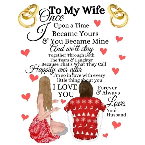 To My Wife Once Upon A Time I Became Yours & You Became Mine And We'll Stay Together Through Both The Tears & Laughter: 20th Anniversary Gifts For Wif