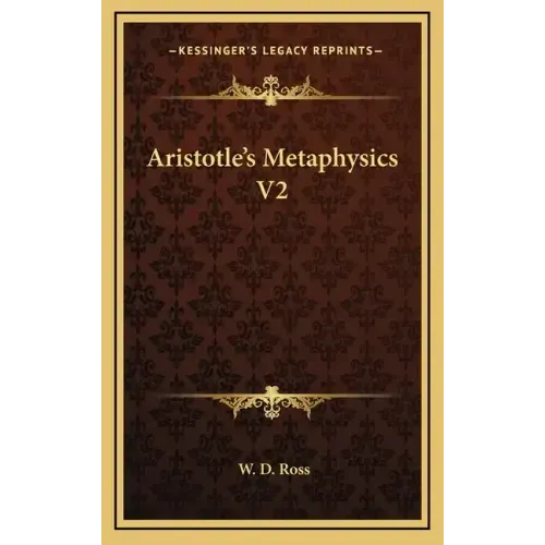 Aristotle's Metaphysics V2
