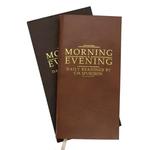 Morning and Evening Tan Leather: Daily Readings by C. H. Spurgeon