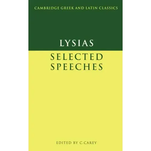 Lysias: Selected Speeches