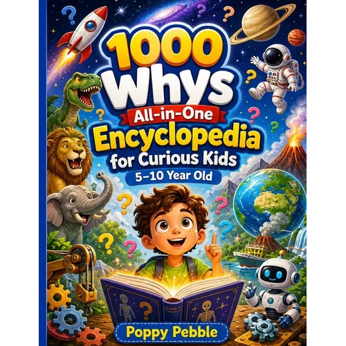 1000 Whys All-in-One Encyclopedia for Curious Kids 5-10 Year Old: Big Questions About the Human Body, Astronomy, Geography, and Engineering Wonders