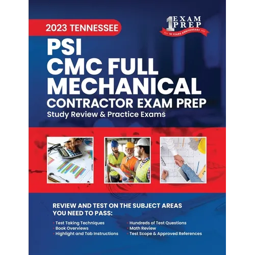 2023 Tennessee PSI CMC Full Mechanical: 2023 Study Review & Practice Exams