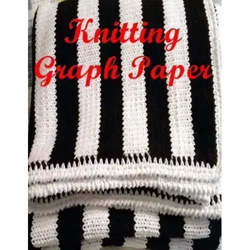Knitting Graph Paper: Letter Format 8.5"x11"