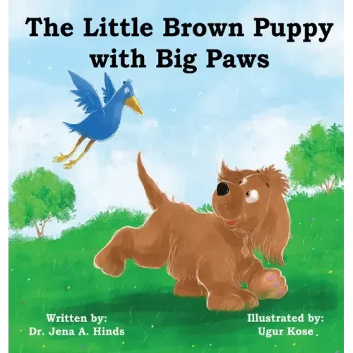 Little Brown Puppy with Big Paws