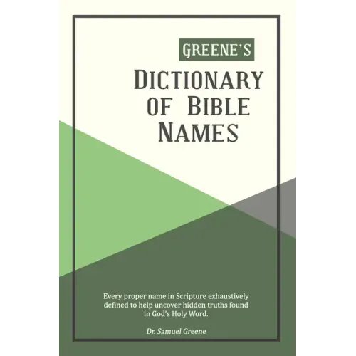Greene's Dictionary of Bible Names