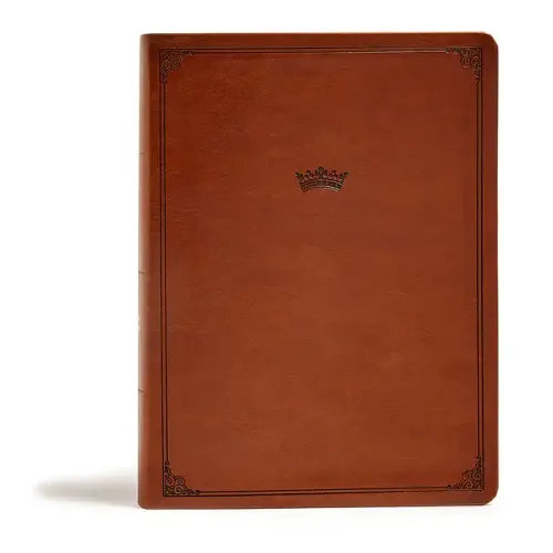 CSB Tony Evans Study Bible, British Tan Leathertouch: Study Notes and Commentary, Articles, Videos, Easy-To-Read Font