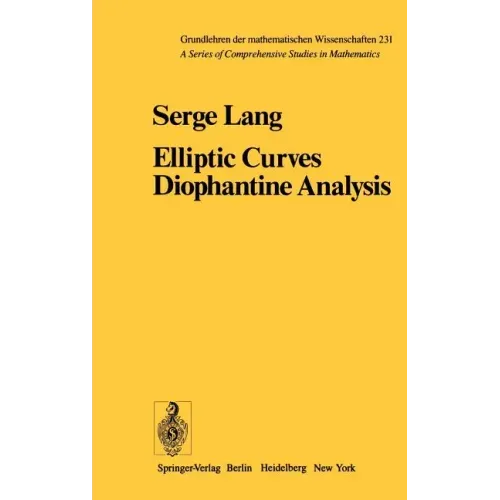 Elliptic Curves: Diophantine Analysis