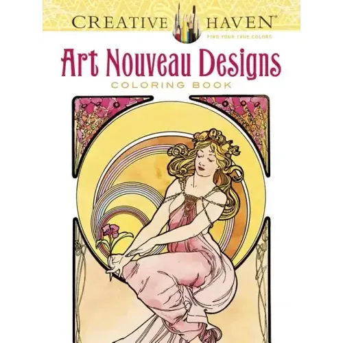 Creative Haven Art Nouveau Designs Coloring Book