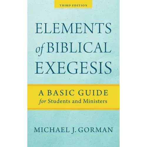 Elements of Biblical Exegesis