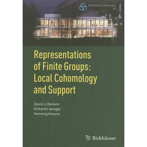 Representations of Finite Groups: Local Cohomology and Support