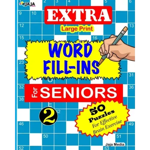 EXTRA Large Print WORD FILL-INS FOR SENIORS: Vol. 2