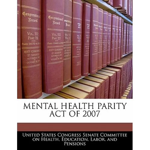 Mental Health Parity Act of 2007