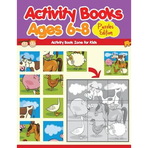 Activity Books Ages 6-8 Puzzles Edition