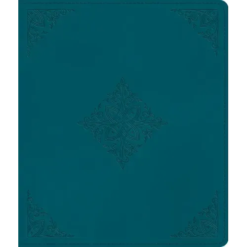 ESV Journaling Bible (Trutone, Deep Teal, Fleur-De-Lis Design)