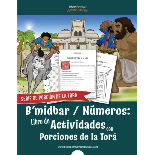B'midbar Números: Libro de Actividades con Porciones de la Torá