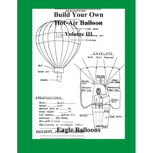 Build Your Own Hot-Air Balloon: Volume III
