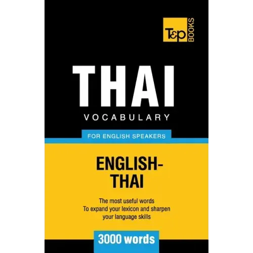 Thai vocabulary for English speakers - 3000 words