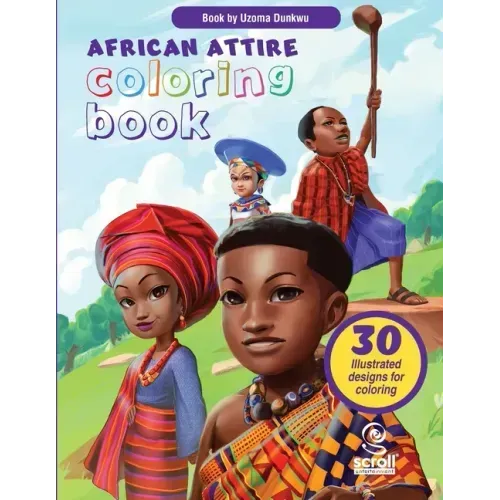 African Attire Coloring Book