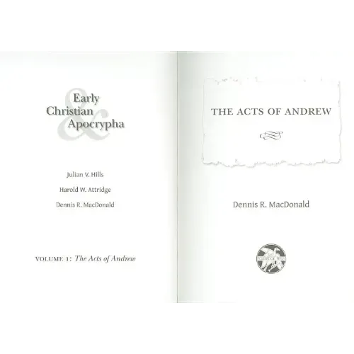 Acts of Andrew: Early Christian Apocrypha