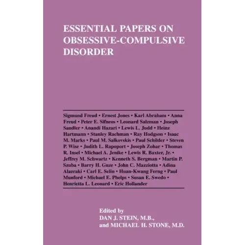 Essential Papers on Obsessive-Compulsive Disorder