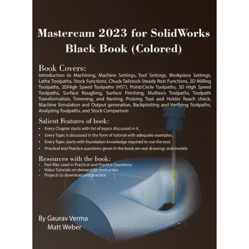Mastercam 2023 for SolidWorks Black Book (Colored)