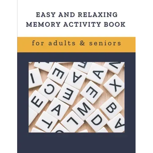 Easy and Relaxing memory activity book for adults & seniors: Extra large print word search puzzle book for grandma grandpa seniors and adults, Fun Gam