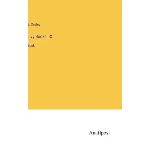 Livy Books I-X: Book I