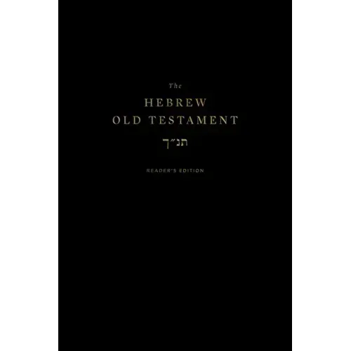 The Hebrew Old Testament, Reader's Edition