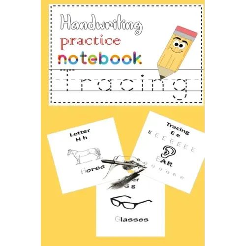 Handwriting practice notebook: Handwriting practice notebook for kids learn names and write letters and Kids coloring activity books