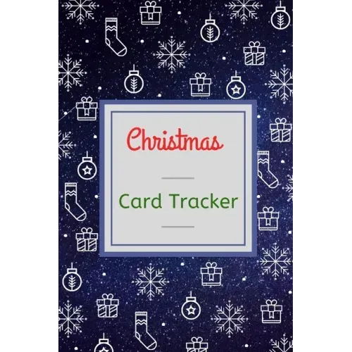 Christmas Card Tracker: Address and Tracker Book For Record Sending and Receiving Christmas Cards, Keep records for ten years with A-Z Tabs