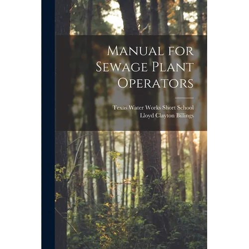 Manual for Sewage Plant Operators