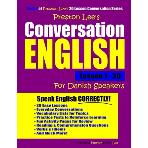 Preston Lee's Conversation English For Danish Speakers Lesson 1 - 20