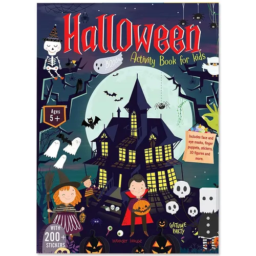 Halloween Activity Book for Kids