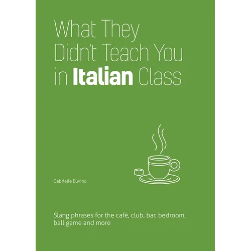 What They Didn't Teach You in Italian Class: Slang Phrases for the Cafe, Club, Bar, Bedroom, Ball Game and More