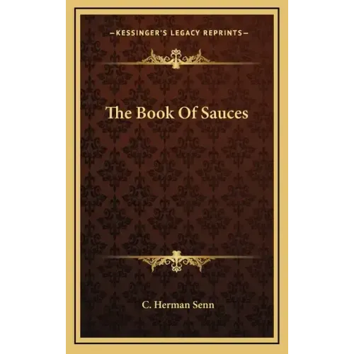 The Book of Sauces