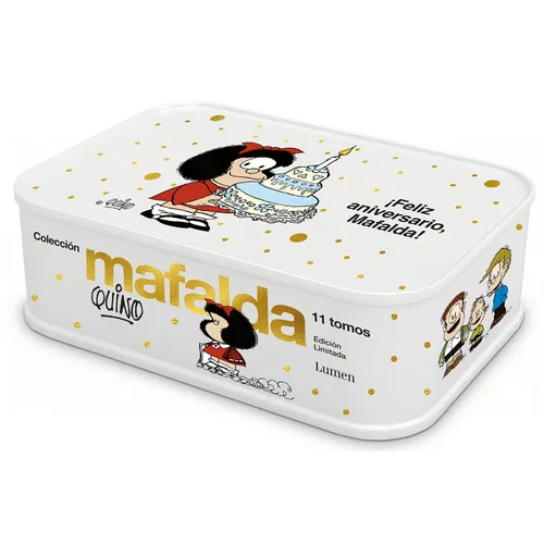Lata Mafalda: 11 Tomos En Una Lata (Edición Feliz Aniversario, Mafalda) / Mafalda Collection: 11 Volumes in a Tin Box (Happy Anniversary Edition, Mafa