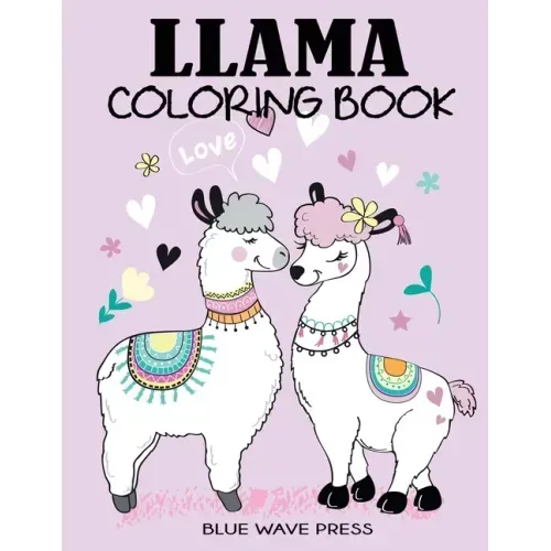 Llama Coloring Book