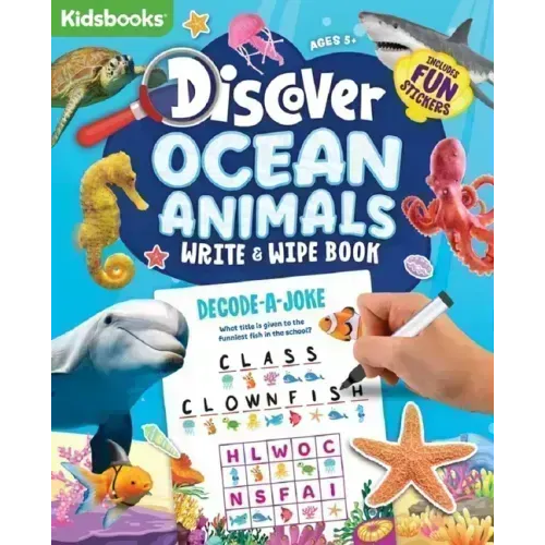 Discover Ocean Animals Activity Book