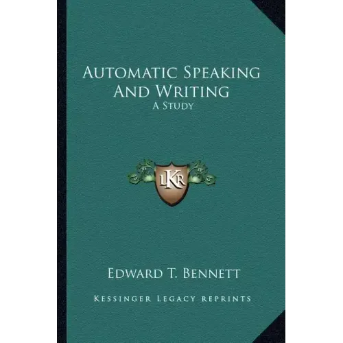 Automatic Speaking and Writing: A Study
