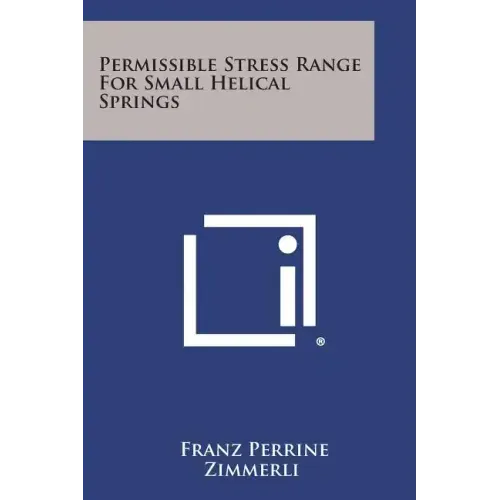 Permissible Stress Range for Small Helical Springs